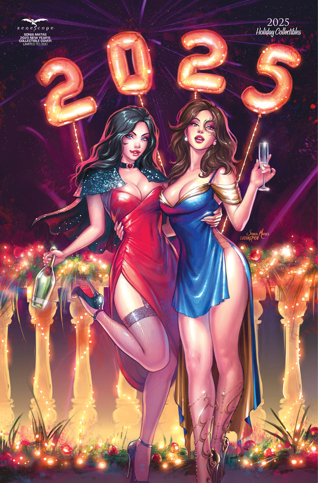 CGC 9.8 - Sonia Matas - 2025 New Year's Collectible Cover - LE 300 - Zenescope Entertainment Inc