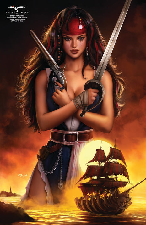 Sun Khamunaki - 2022 August Movie Club LE 250 - Zenescope Entertainment Inc