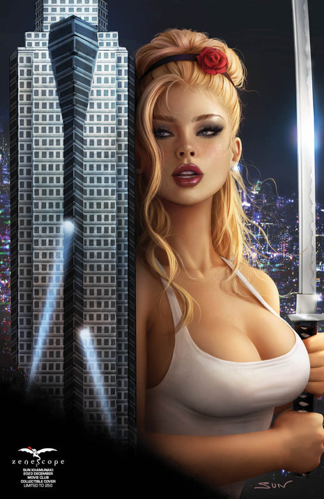 Sun Khamunaki - 2023 December Movie Club Collectible Cover - LE 250 - Zenescope Entertainment Inc