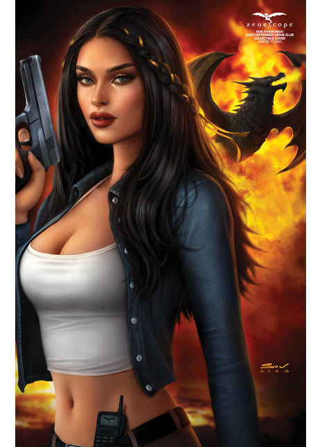 Sun Khamunaki - 2023 September Movie Club Collectible Cover - LE 250 - Zenescope Entertainment Inc