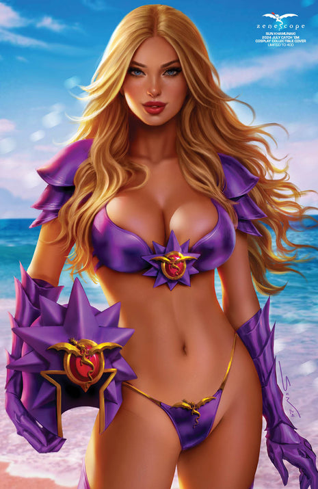 Sun Khamunaki -  2024 July Catch 'Em Cosplay Collectible Cover - LE 400 - Zenescope Entertainment Inc