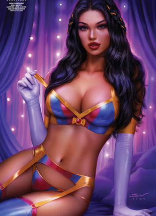 Sun Khamunaki - 2024 March Leather Lace & Latex Collectible Cover - LE 299 - Zenescope Entertainment Inc