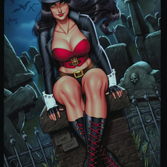 Marissa Pope - Featured Character Van Helsing Graveyard - Art Print - Zenescope Entertainment Inc