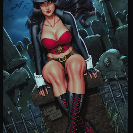 Marissa Pope - Featured Character Van Helsing Graveyard - Art Print - Zenescope Entertainment Inc