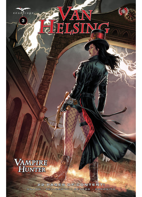 COMING MARCH 20TH: Van Helsing: Vampire Hunter #3 of 3 - Zenescope Entertainment Inc