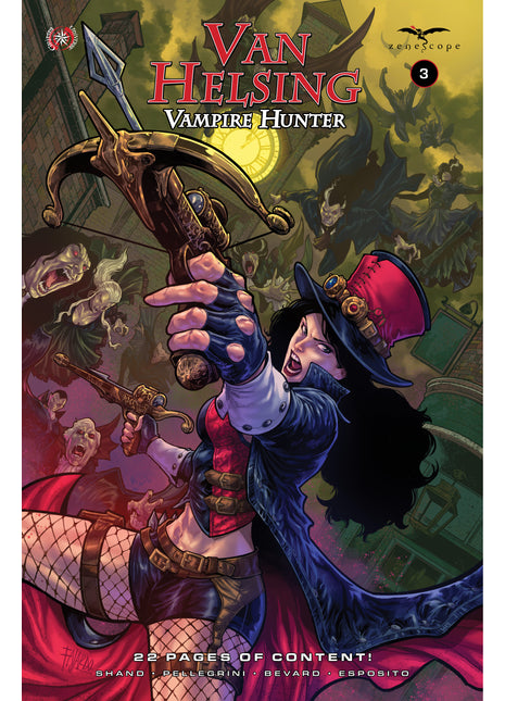 COMING MARCH 20TH: Van Helsing: Vampire Hunter #3 of 3 - Zenescope Entertainment Inc