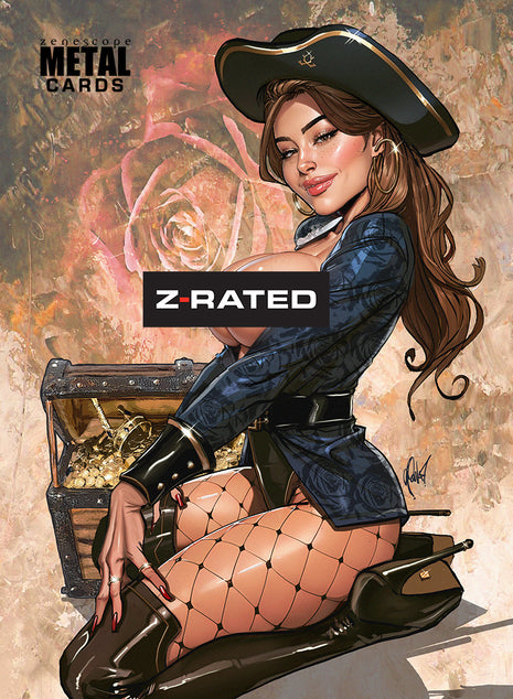 Cedric Poulat - July 2025 Pirate Princess Z-RATED METAL CARD - Zenescope Entertainment Inc
