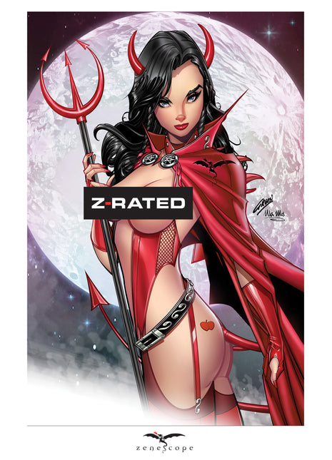 Naughty & Nice Mini Art Print Set