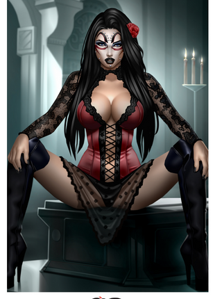 Keith Garvey - 2025 Mystere - Mini Art Print - Zenescope Entertainment Inc