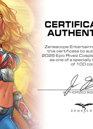 Certificate of Authenticity - Zenescope Entertainment Inc