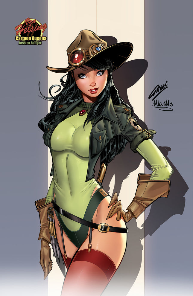 Paul Green - 2026 October Cartoon Queens Collectible Cover - LE 300 - Zenescope Entertainment Inc