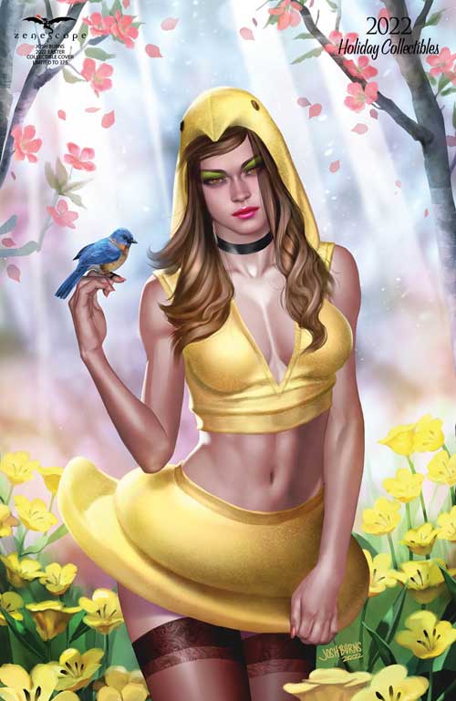 Josh Burns - 2022 Easter Collectible Cover - LE 375 - BELLEAN01I Pick AO2 - Zenescope Entertainment Inc