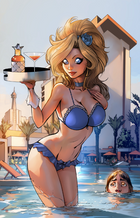 Ale Garza - Vegas Vixen January - Metal Card - Zenescope Entertainment Inc