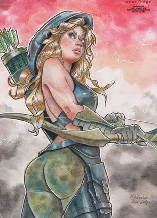 Cris Delara - Featured Character Robyn Hood - Metal Card