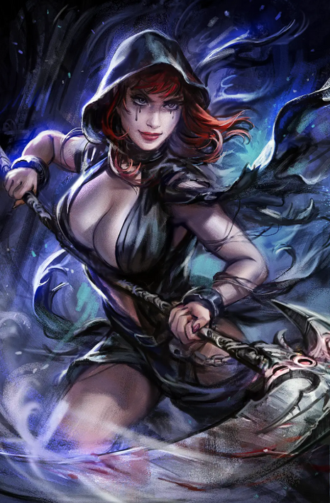 Ian MacDonald - Featured Character Keres Diamond Bronze - Mini Art Print - Zenescope Entertainment Inc