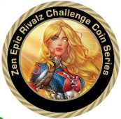 Eric Basaldua - 2026 Epic Rivalz VIP Bundle #1 Gold w/ Challenge Coin - Zenescope Entertainment Inc