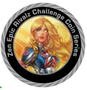 Eric Basaldua - 2026 Epic Rivalz Bundle #1 Silver w/ Challenge Coin - Zenescope Entertainment Inc