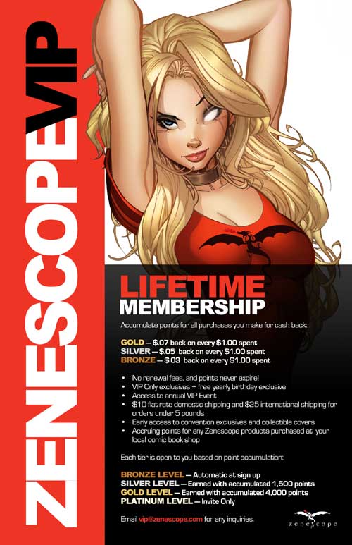 2023 (Domestic) VIP Membership – Bronze Level* - Zenescope Entertainment Inc