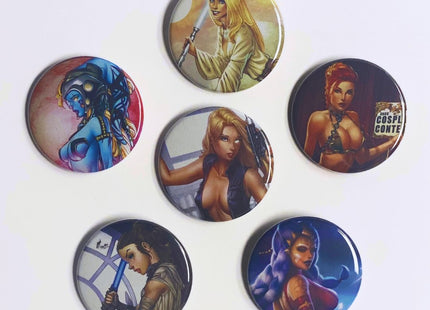 May the 4th - Bounty Hunter Buttons - Light Set - 23MAY4-LIGHT - Zenescope Entertainment Inc