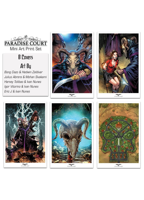 Paradise Court Mini Art Print - A, B, and C Cover Sets - 23PARMAPS-B - Zenescope Entertainment Inc