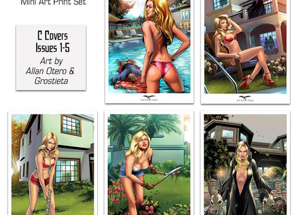 Paradise Court Mini Art Print - A, B, and C Cover Sets - 23PARMAPS-C - Zenescope Entertainment Inc