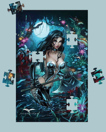 Dawn McTeigue - Wonderland Jigsaw Puzzle - LE 50 - 23WNDPUZ - Zenescope Entertainment Inc