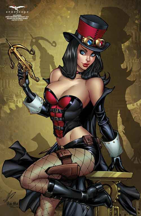 Ale Garza - 2022 Diamond Retailer July Silver Collectible Cover - LE 299 - Zenescope Entertainment Inc