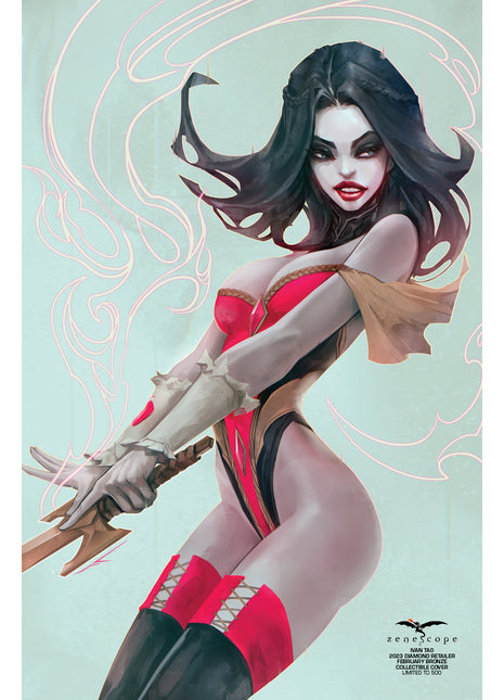 Ivan Tao - 2023 Diamond Retailer February Bronze Collectible Cover - LE 500 - Zenescope Entertainment Inc
