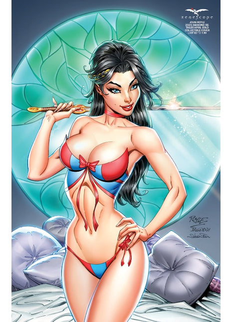 John Royle - 2023 Diamond Retailer April Gold Collectible Cover - LE 199 - Zenescope Entertainment Inc