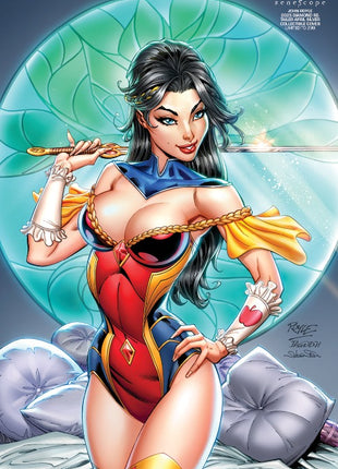 John Royle - 2023 Diamond Retailer April Silver Collectible Cover - LE 299 - Zenescope Entertainment Inc