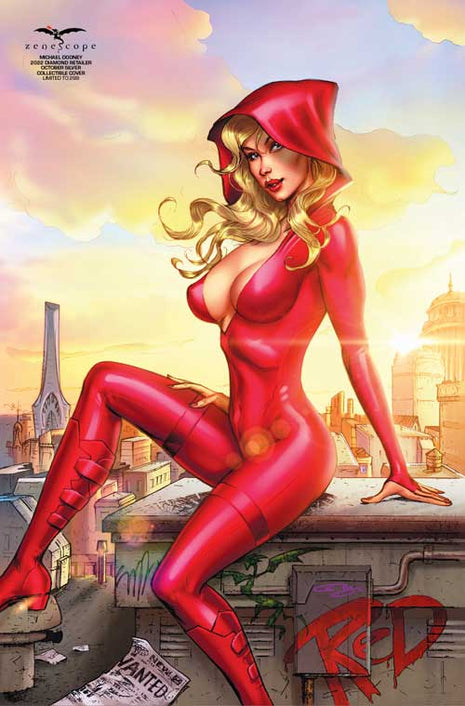 Michael Dooney - 2022 Diamond Retailer October Silver Collectible Cover - LE 299 - Zenescope Entertainment Inc