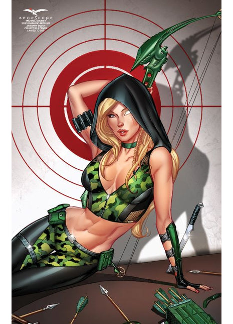 Michael Dooney - 2023 Diamond Retailer January Silver Collectible Cover - LE 299 - Zenescope Entertainment Inc