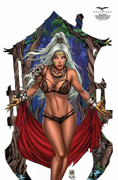 Mike Krome - 2022 Diamond Retailer September Platinum Collectible Cover - LE 99 - Zenescope Entertainment Inc
