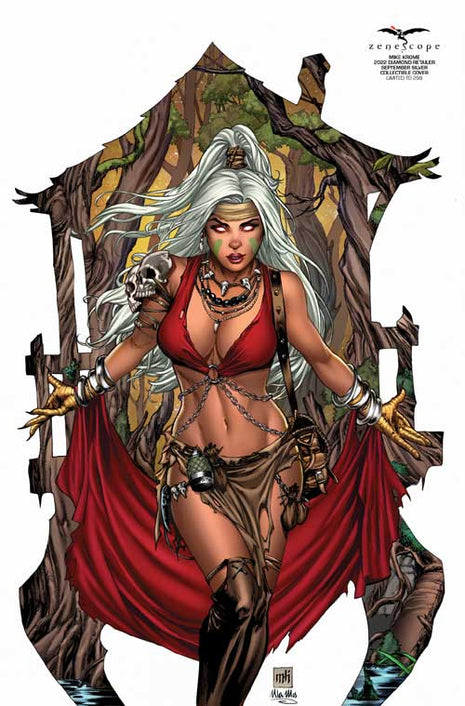 Mike Krome - 2022 Diamond Retailer September Silver Collectible Cover - LE 299 - Zenescope Entertainment Inc