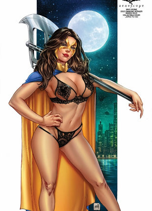 Mike Krome - 2023 Diamond Retailer March Gold Collectible Cover - LE 199 - Zenescope Entertainment Inc
