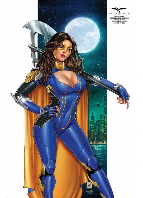 Mike Krome - 2023 Diamond Retailer March Silver Collectible Cover - LE 299 - Zenescope Entertainment Inc