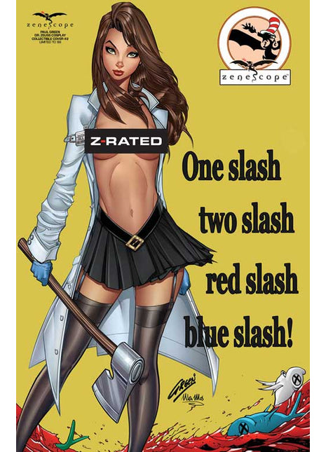 Paul Green - Dr. Zeuss Cosplay Collectible Cover #2 - LE 99 - Zenescope Entertainment Inc