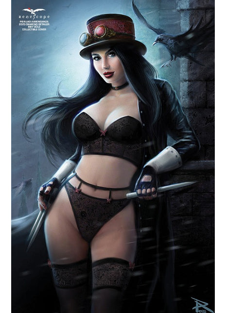 Pierluigi Abbondanza - 2023 Diamond Retailer May Gold Collectible Cover- LE 199 - Zenescope Entertainment Inc
