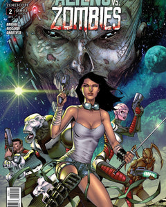 Aliens vs. Zombies #2 - AVZ02A Pick H1E - Zenescope Entertainment Inc