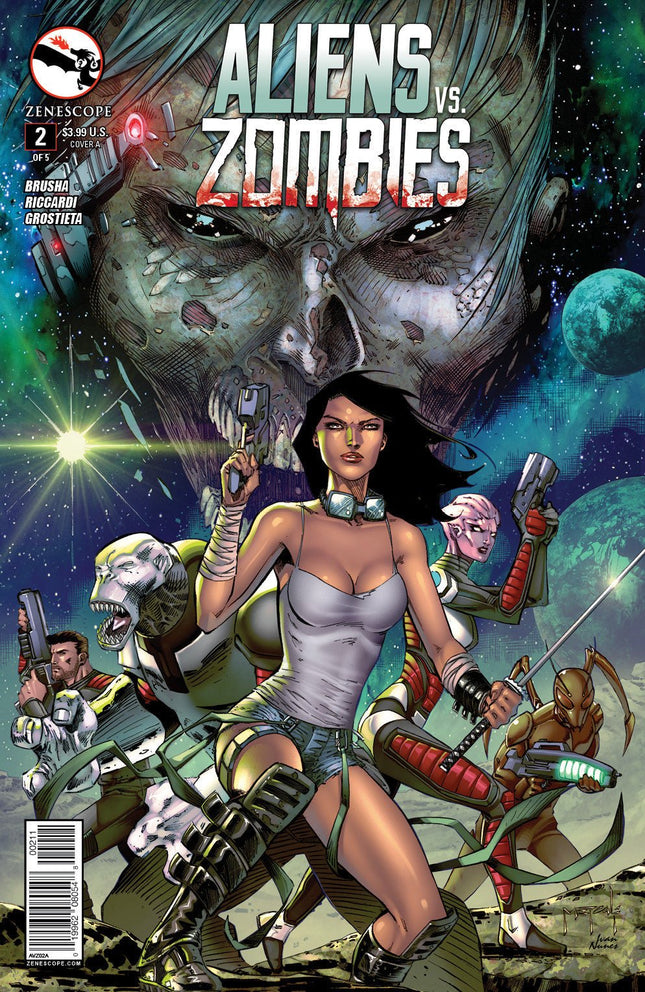Aliens vs. Zombies #2 - AVZ02A Pick H1E - Zenescope Entertainment Inc