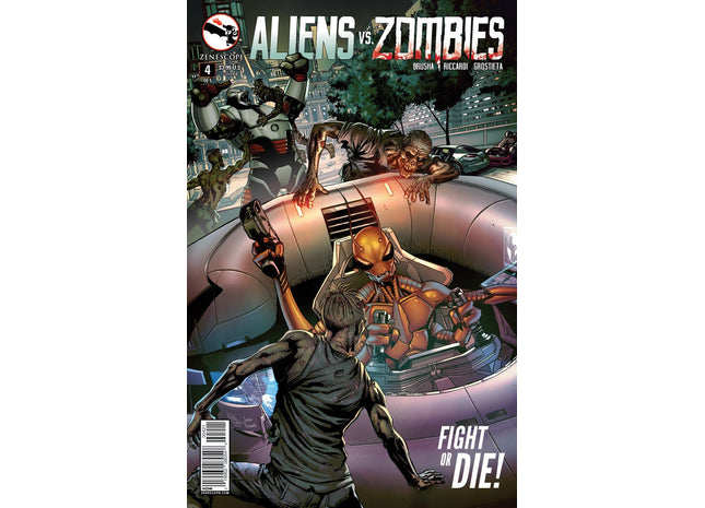 Aliens vs. Zombies #4 - AVZ04B Pick H4G - Zenescope Entertainment Inc