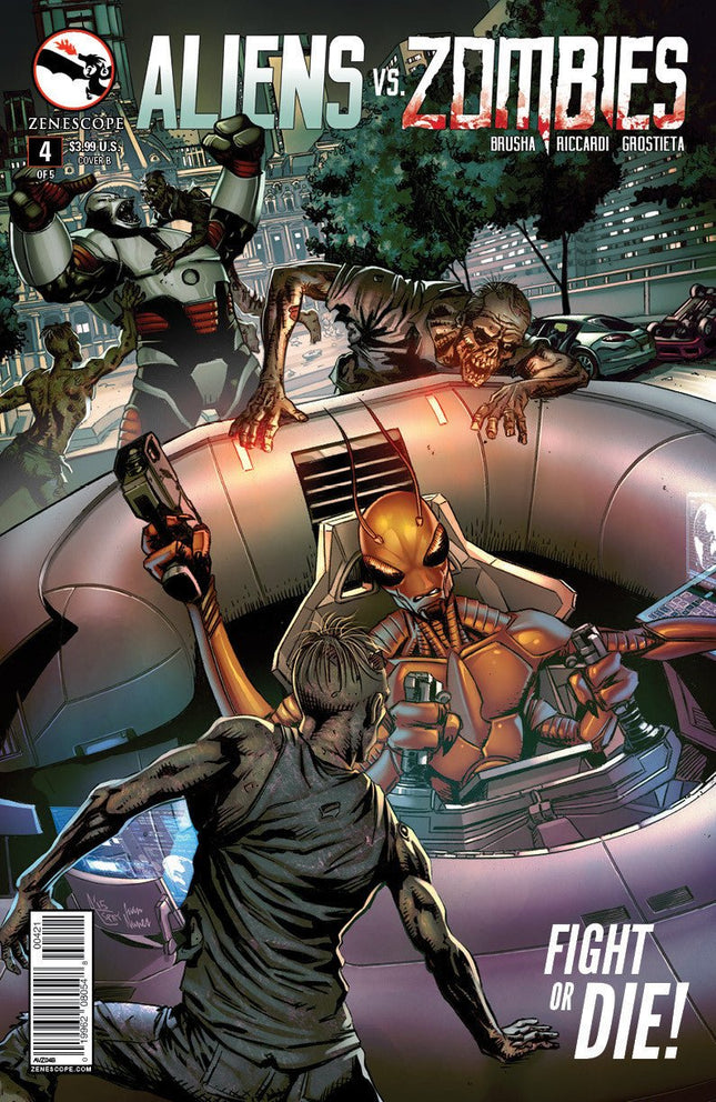 Aliens vs. Zombies #4 - AVZ04B Pick H4G - Zenescope Entertainment Inc