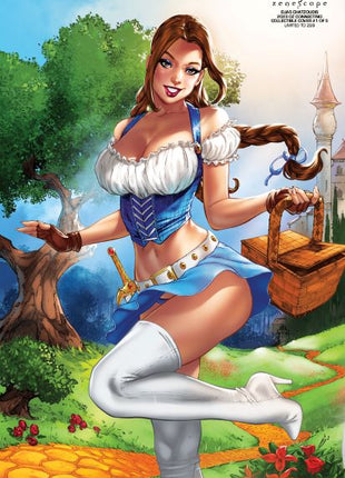 Elias Chatzoudis - 2023 Oz Connecting Collectible Cover #1 of 5 - LE 299 - BELLEDFN Pick E2 - Zenescope Entertainment Inc