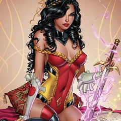 Michael Dooney - 2021 Diamond Retailer April Silver Collectible Cover - LE 250 - BELLETOGG - Zenescope Entertainment Inc