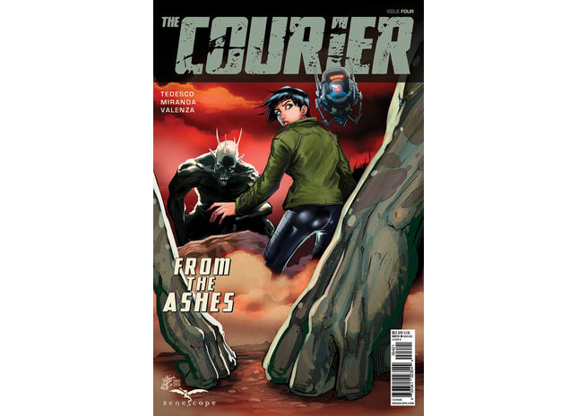 The Courier #4 - COUR04B Pick B1M - Zenescope Entertainment Inc