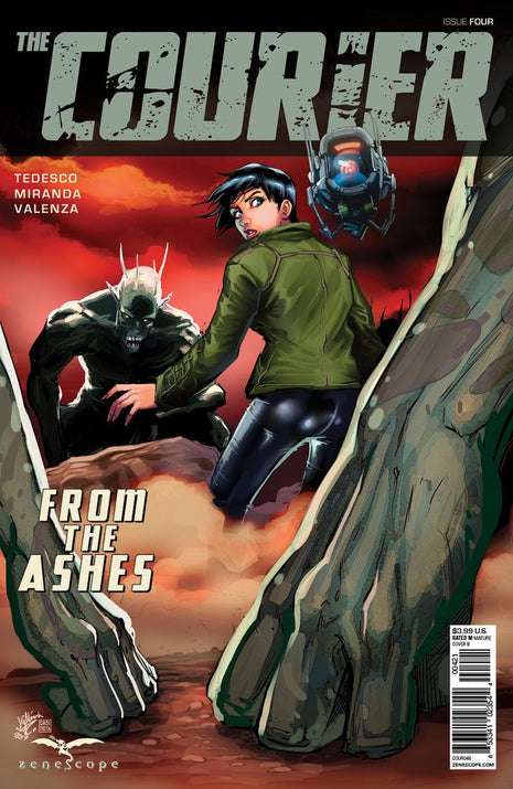 The Courier #4 - COUR04B Pick B1M - Zenescope Entertainment Inc