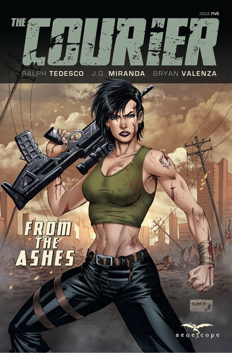 The Courier #5 - COUR05A Pick B1N - Zenescope Entertainment Inc