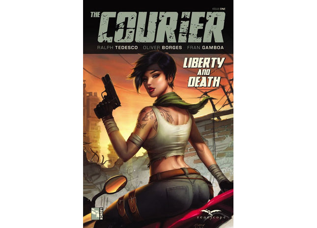 The Courier: Liberty & Death #1 - COURLD01B - Zenescope Entertainment Inc
