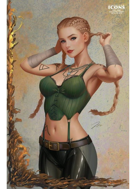 Meguro - 2023 June Icons Collectible Cover - LE 275 - CVSQOH01J Pick QR3 - Zenescope Entertainment Inc