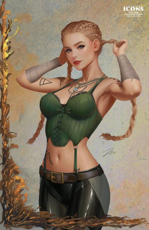 Meguro - 2023 June Icons Collectible Cover - LE 275 - CVSQOH01J Pick QR3 - Zenescope Entertainment Inc